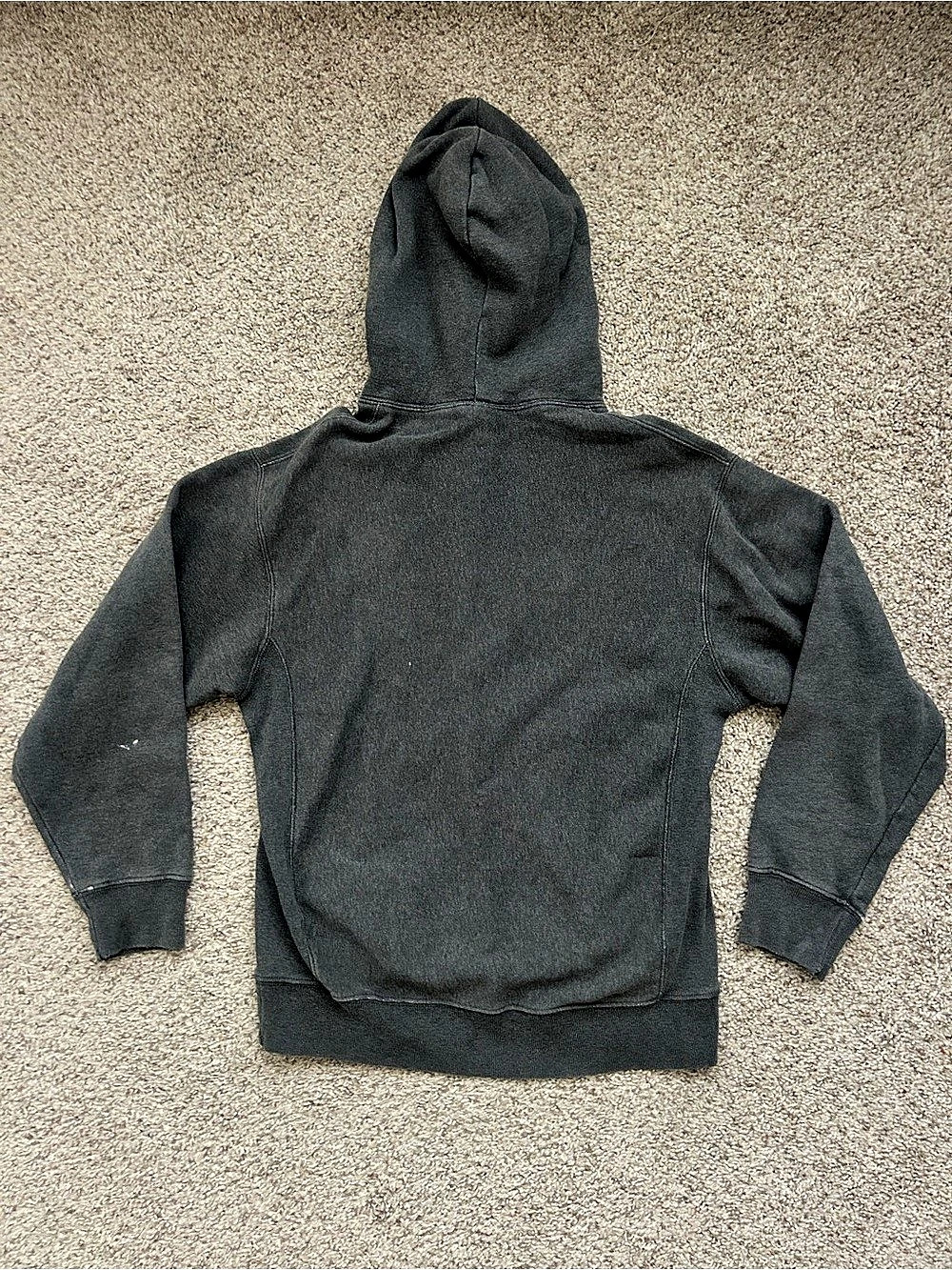 Gap VintageSoft Arch Logo Hoodie Black Pullover - Picture 3 of 6